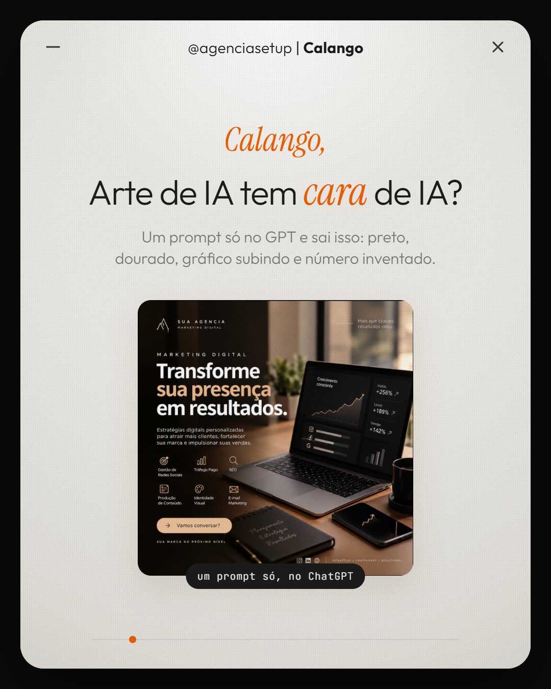 Como fazer arte bonita com IA, slide 2