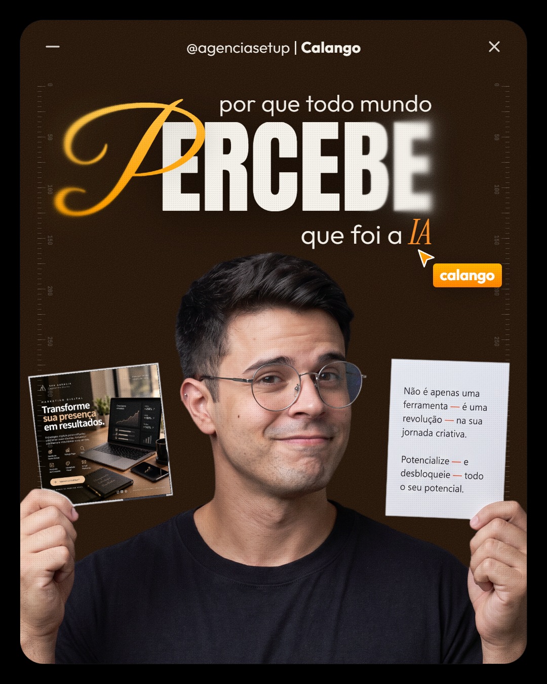 Por que todo mundo percebe que foi a IA, slide 1