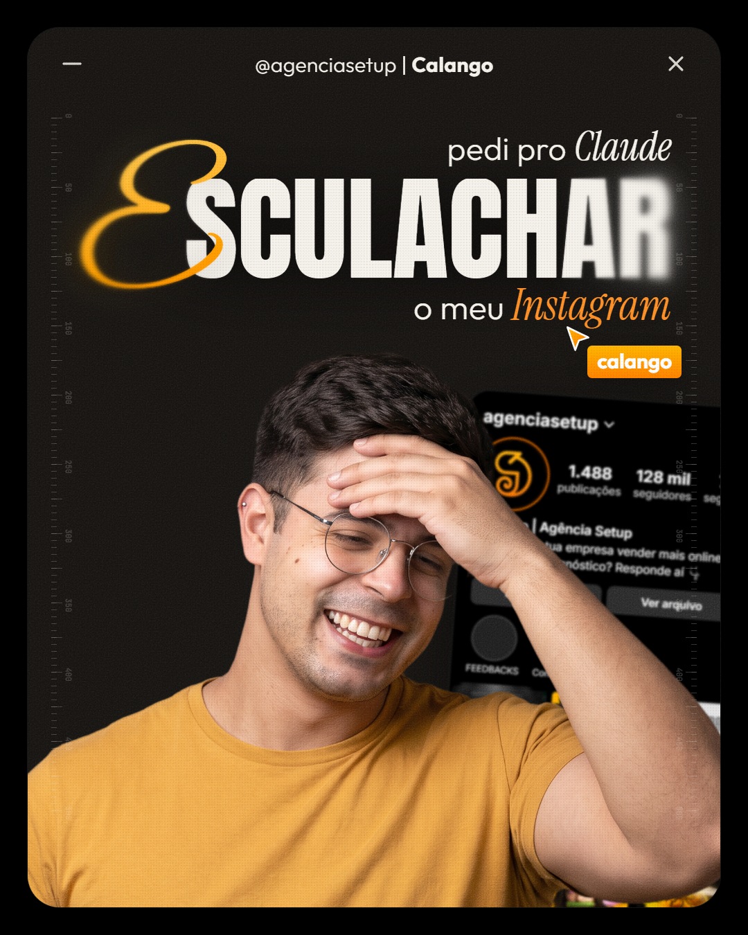 Pedi pro Claude esculachar o meu Instagram, slide 1