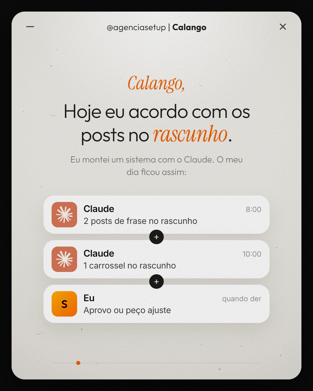 Como eu automatizei os posts do meu perfil, slide 2