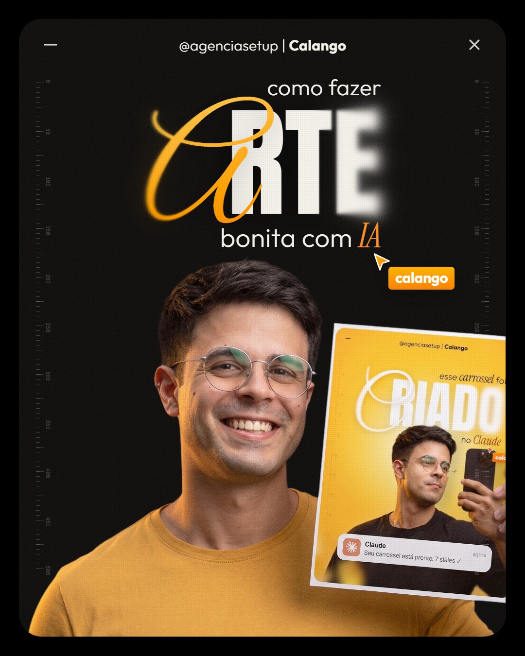 Como fazer arte bonita com IA, slide 1